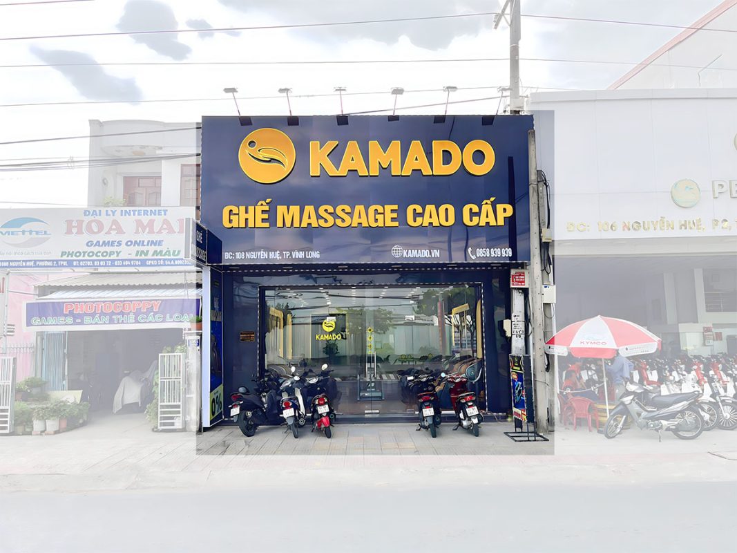 Cửa hàng ghế massage Kamado Vĩnh Long