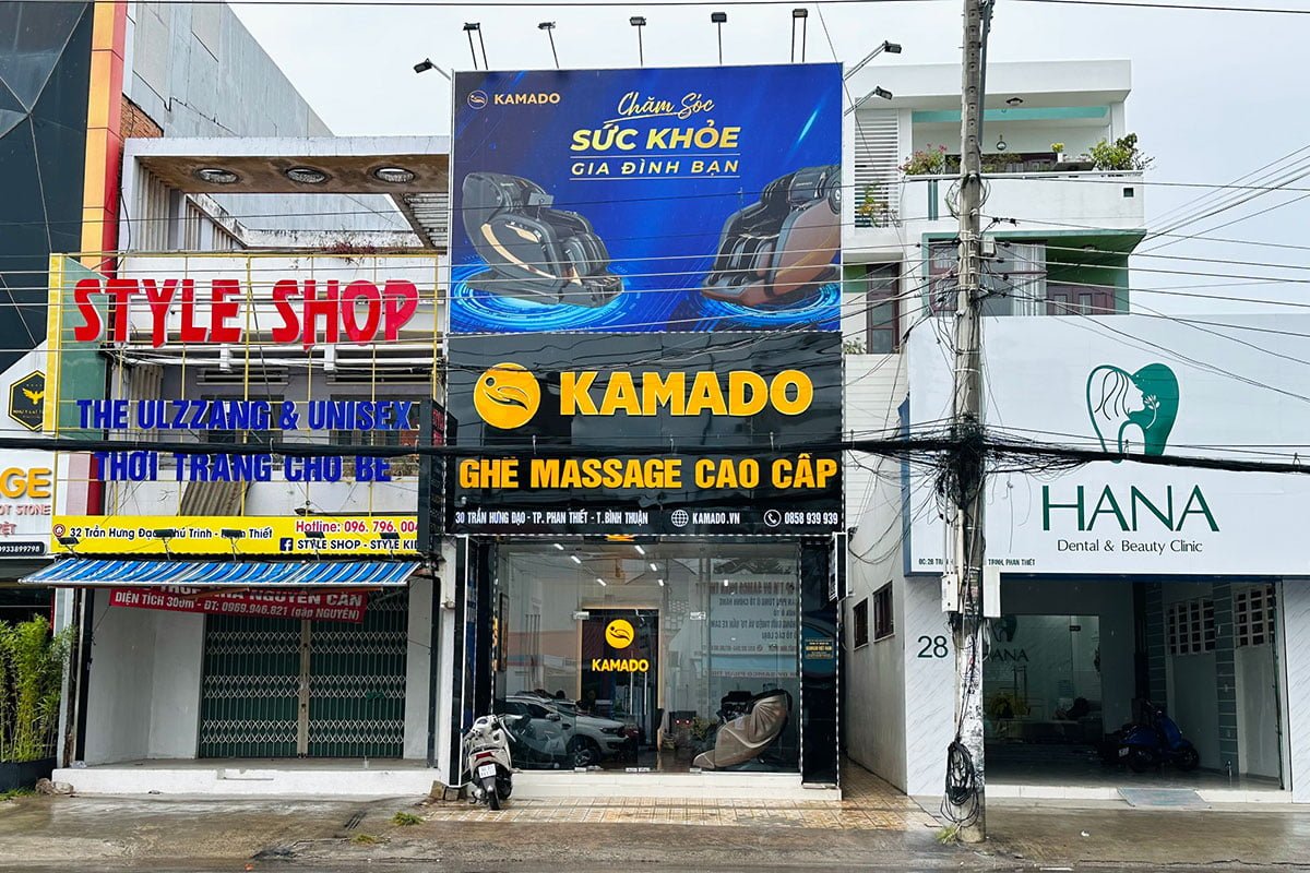 Cửa hàng ghế massage Kamado CN PHan Thiết